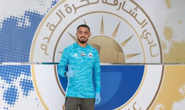 درويش محمد رجل مباراة الشارقة وشباب الأهلي