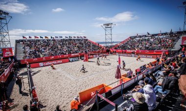 دبي تستضيف الجولة العالمية لمحترفي الكرة الطائرة الشاطئية