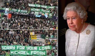 مشهد صادم.. جماهير سلتيك تهاجم الملكة الراحلة اليزابيث