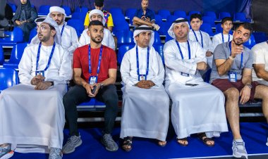 سعيد بن مكتوم يزور قرية بطولة البادل ويتابع المنافسات