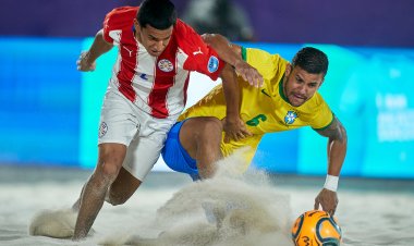 البرازيل تواجه إيران على قمة قارات الشواطئ