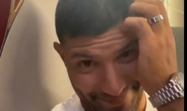 أجويرو محاصر بالبرازيليين..ورد الفعل طريف للغاية!