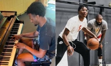 ليبرون جيمس يطمئن الجماهير على نجله