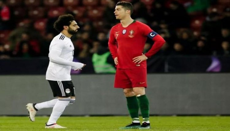 محمد صلاح في بيت رونالدو