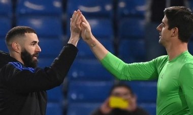 بنزيما يدعم كورتوا في محنته