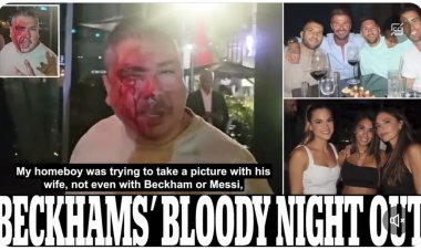 فقع عين مشجع من أجل ميسي!!