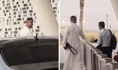 رونالدو بالثوب السعودي