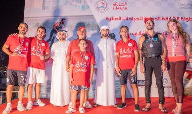 ختام الجولة الثانية من بطولة الشارقة للدراجات المائية بمشاركة 55 متسابق