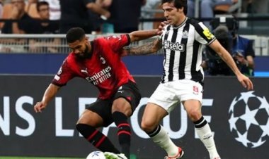 التعادل السلبي يحسم موقعة ميلان ونيوكاسل