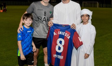 أحمد ونهيان بن سلطان بن خليفة يزوران نادي الإمارات الرياضي