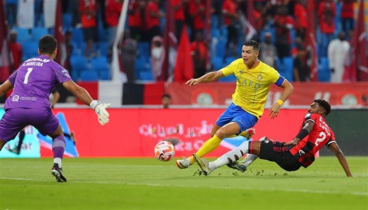 رونالدو يقود النصر للفوز على الرائد