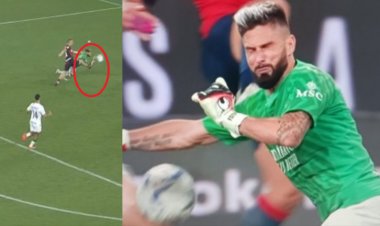 جيرو يتحول إلى حارس مرمى "فذ"