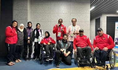 مريم الزيودي تحصل على الميدالية الذهبية في ختام "البارالمبية الآسيوية"