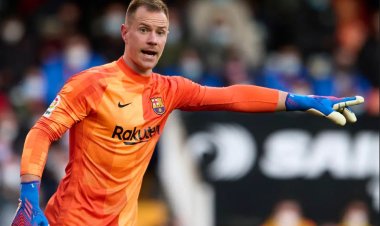 موقف تير شتيجن من المشاركة في مباراة برشلونة ضد أتلتيكو مدريد