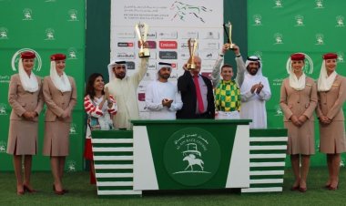 احراز خيول منصور بن زايد "ثنائية" بالحفل الرابع لمضمار العين