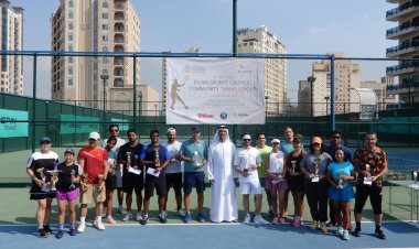 تتويج "التنس" الفائزين بدوري مجلس دبي الرياضي والأكاديميات