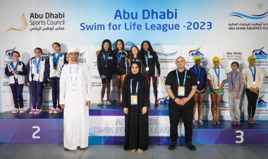 600 مشارك في دوري "سويم فور لايف" بأبوظبي